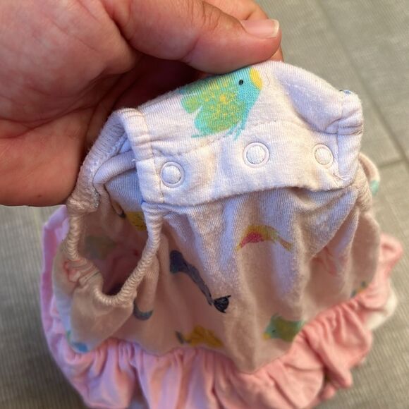 Angel dear fish print bubble romper 3-6M - Picture 4 of 4